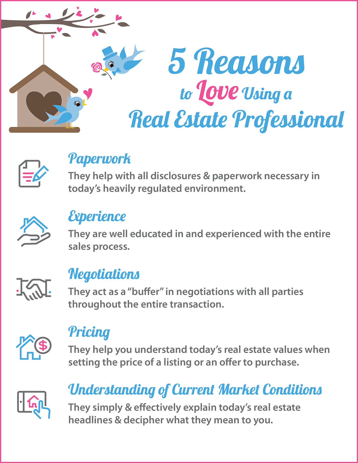 5 Reasons to Love Using A RE Pro [INFOGRAPHIC] | Simplifying The Market